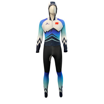 sublimation printing custom & oem long  track speed skating skin suit racing suit